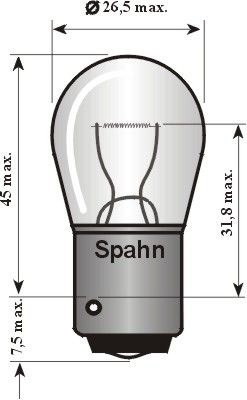 SPAHN GLÜHLAMPEN lemputė, indikatorius 2011